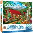 thumbnail image 2 of MasterPieces 300 Piece EZ Grip Jigsaw Puzzle - Mountain Hideaway - 18"x24", 2 of 6