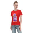 thumbnail image 4 of T-Shirt Basique à Manches Courtes pour Femmes Super Saiyan, 4 of 6