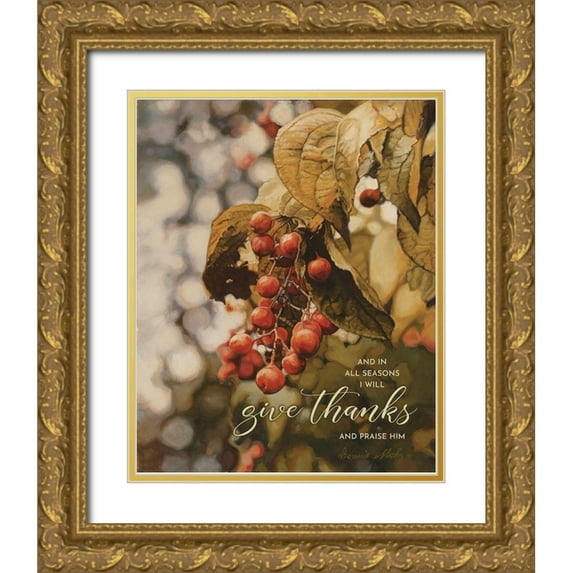 Mohr, Bonnie 20x24 Gold Ornate Wood Framed with Double Matting Museum Art Print Titled - Bittersweet