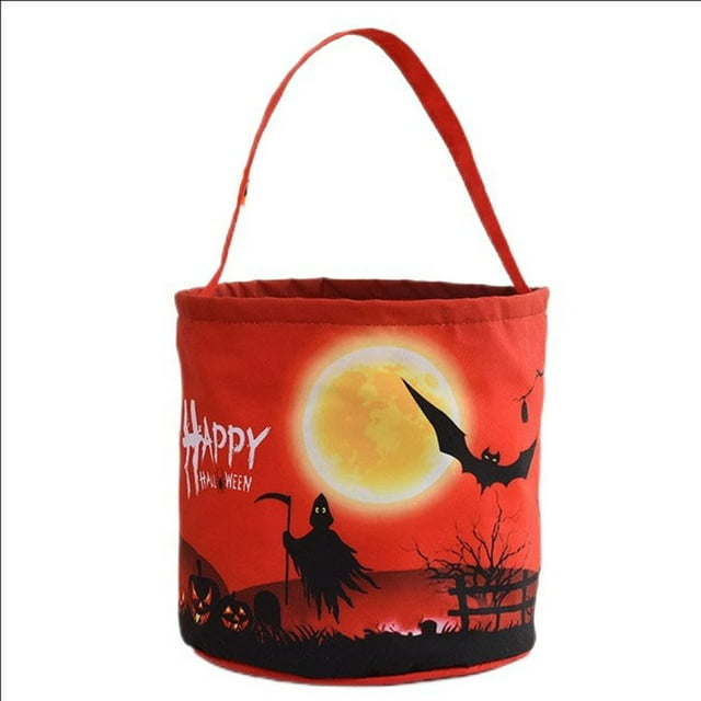 Shengyu Halloween Sugar Storage Bag Gift Organizer Bags Decorative Household Party Red 1Set