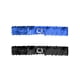thumbnail image 1 of Cinturones elásticos delgados de 2 piezas para mujer INSPIRE CHIC con brillo y decoraciones de lentejuelas, color azul real, 1 of 6