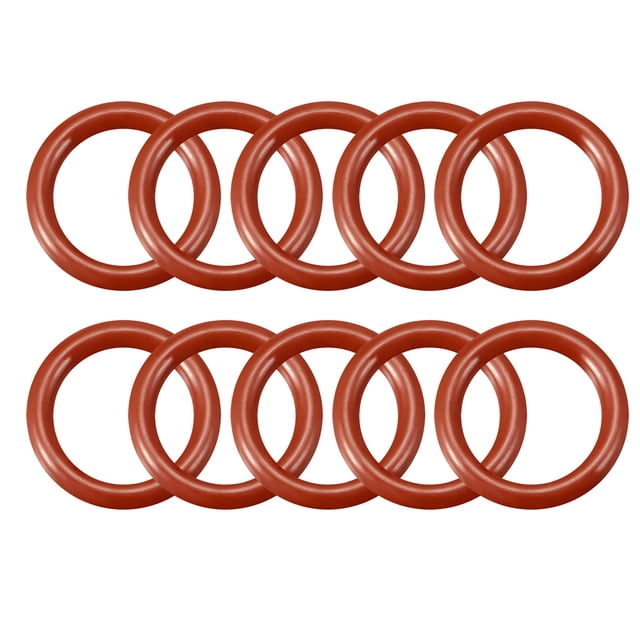 Anillos de sellado de diámetro exterior de silicona O-Ring VMQ, rojos 13.8mmx20mmx3.1mm