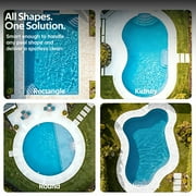 iGarden Robotic Pool Cleaner K Series, Cordless Pool Vacuum Robot for Inground & Above Ground Pools, Smart Navigation, Touchscreen, Self-Parking, Cleans Floor, Wall & Waterline, 220 Min