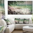 thumbnail image 1 of Design Art Rocheuse avec Vagues Blanches Grande Impression sur Toile, 20x12 Pouces, Blanc, 1 of 3