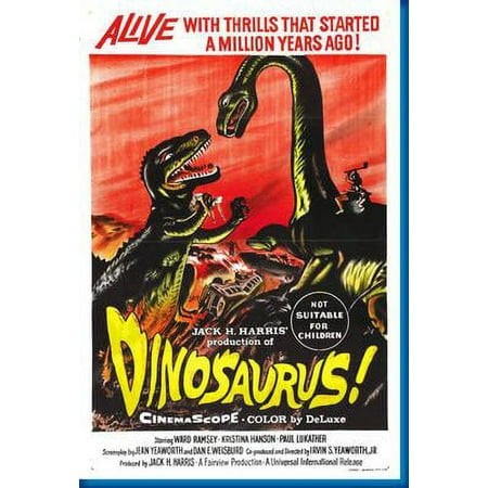 Dinosaurus Movie Poster Art Poster 24x36 Unframed, Age: Adults, Rectangle Best Posters