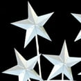 thumbnail image 6 of FRCOLOR 60pcs Silver 3D Star Cake Picks Aluminium Foil Paper Party Cupcake Topper for Birthday Decor, 6 of 8