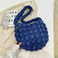 thumbnail image 1 of Women Cloud Bag Casual Quilted Ruched Large Capacity Shopper Purse Crossbody Bag, 1 of 10