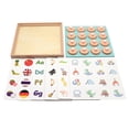 thumbnail image 2 of figatia Wooden Memory Chess Memory Training Game Early Educational Kids Toys Gifts Chess, 2 of 9