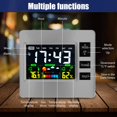 thumbnail image 3 of PENGXIANG Digital Alarm Clock with Date Weather Temperature Humidity Display Compact Digital Snooze Clock with HD Color Screen Portable Multifunctional Electronic Alarm Clock for Home Off, 3 of 9