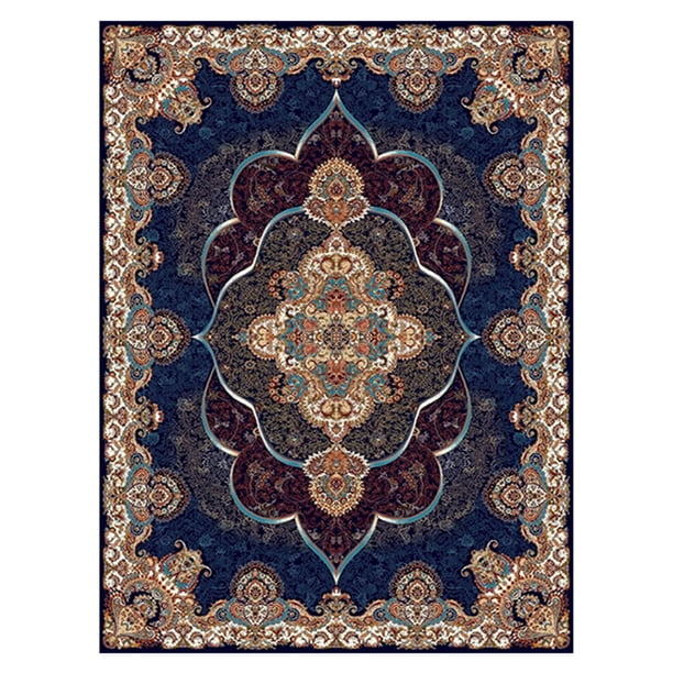 Alfombra persa bohemia retro antideslizante alfombra de cocina turca lavable para decoración musulmana