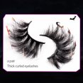 thumbnail image 1 of ILJNDTGBE Faux Cils Européens et Multicouches Épais Imitation Cheveux en Désordre Réutilisables Cils Courbure D Faux Cils Naturels Longue Pratique pour Extensions Cils Réels, 1 of 8