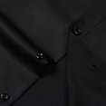 thumbnail image 4 of Oplxuo Men's Smooth Satin Dress Shirts Slim Fit Casual Button Down Long Sleeve Stretch Business Formal Work Shirts, 4 of 4