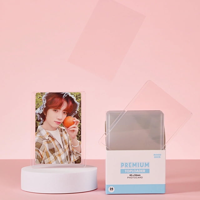Fundas rígidas para fotocards MANDU DECO 65 x 93 mm, libres de PVC, paquete de 25