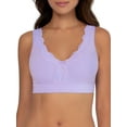 thumbnail image 3 of Fruit of the Loom Women’s Back Smoothing Full Coverage Wireless Bralette, 2-Pack, Style FT842A, 3 of 6