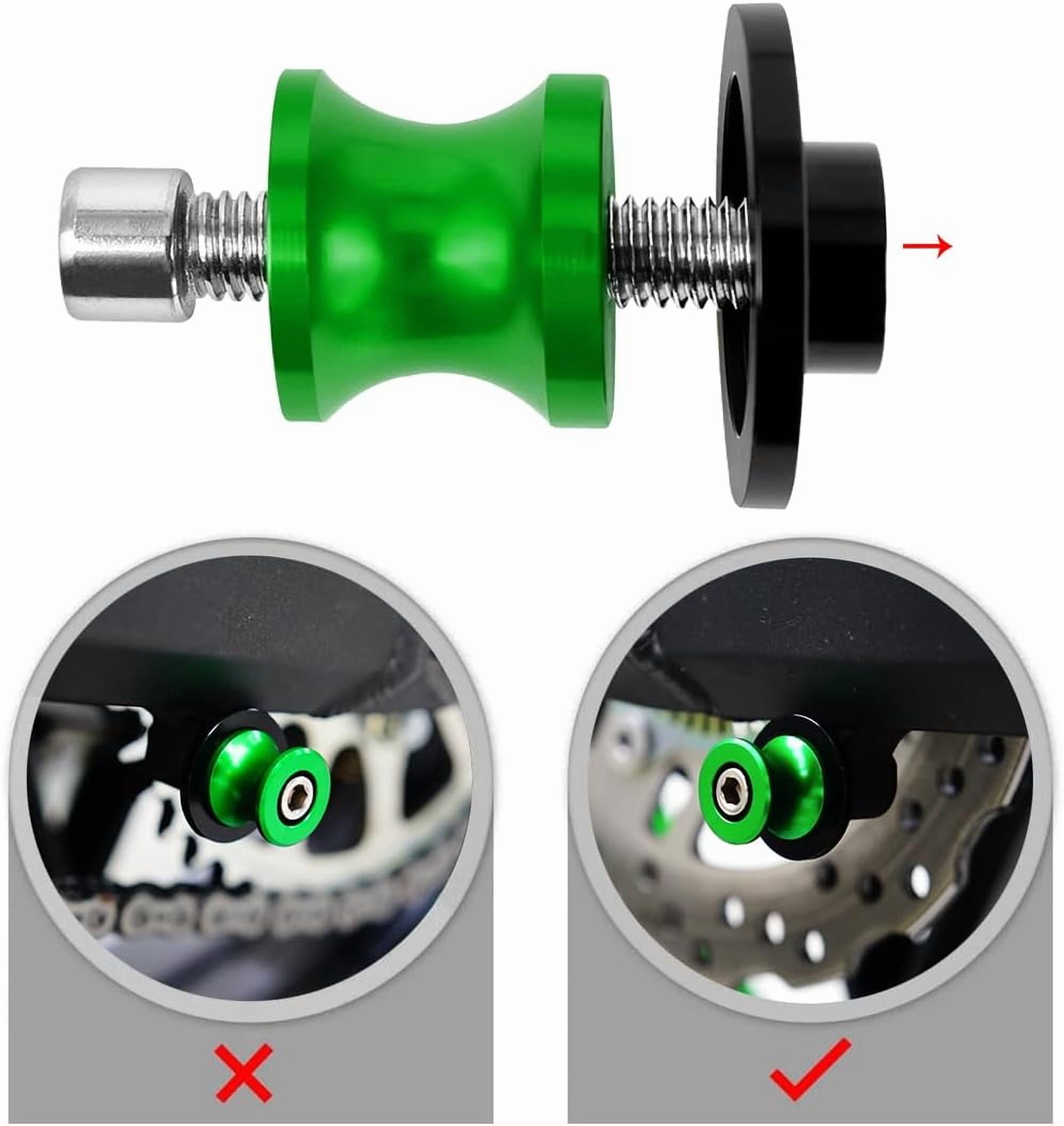 Pack of 2 Motorcycle Swing Arm Spools For KAWASAKI Ninja650