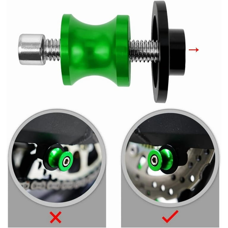 Pack of 2 Motorcycle Swing Arm Spools For KAWASAKI Ninja650