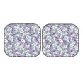 thumbnail image 4 of Picia Lavender Flowers 2 Piece Car Windshield Sun Shade Foldable | Foldable Sun Shield for Front Window Blocks UV Rays and Keeps Your Vehicle Cool-Large, 4 of 7