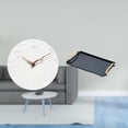 thumbnail image 2 of Reloj de pared,Reloj de pared decorativo para baño y dormitorio.,Reloj de pared redondo silencioso y sin tictac,regalo,Bandeja para servir,Bandeja para servir con asas para guardar cosméticos, 2 of 8