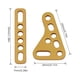 thumbnail image 4 of Muyoka Soporte de montaje de doble amortiguador de Metal CNC para aumentar la estabilidad y el equilibrio, soporte de amortiguador de coche sobre orugas RC para coche de Control remoto 1/16 1/12 1/10 Muyoka Hogar, 4 of 7
