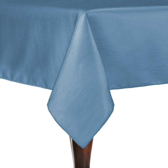 Ultimate Textile Reversible Shantung Satin - Majestic 48 x 52-Inch Rectangular Tablecloth