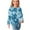 Multicolor3, variant on MeetoTime Girls Long Sleeve Shirts Tie-dye Printed Crewneck Casual Loose Dressy Blouses Children's Pullover Undershirt