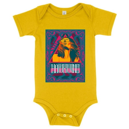 

Baby Jersey Hawkwind Onesie - Vintage Hawkwind Band Onesies
