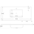 thumbnail image 6 of 37" Solid Surface Polyurethane Resin Streamline Nano Vanity Top With Sink, Durable, Consistent Color, Easy-to-Clean, Built-in Overflow GOLDEN VEIL, 6 of 6