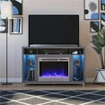 thumbnail image 3 of Pemberly Row Fireplace TV Stand for TVs up to 48" in Graphite Gray, 3 of 7