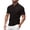 Black, variant on Men's Solid Color Short Sleeve Polo Shirt, Sizes S-XXXL