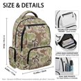 thumbnail image 6 of KEIAHUAN Deer Camo Backpack for Kids, Weatherproof Daypack with Large Capacity, 17 Inch Student School Bag Fits 14 Inch Laptop, Multi Pocket for Boys Girls Ages 6-14 Elementary Middle School, 6 of 7