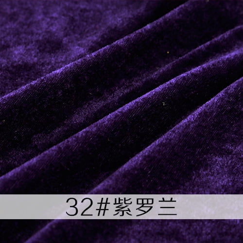 Namzi Sewing & Craft Fabric - dark purple Material for Sewing, 1 Piece 1m×1.6m Velvet Sewing Supplies Fabric, Premium Craft Fabric for Stage Curtains, Home Decor & Upholstery