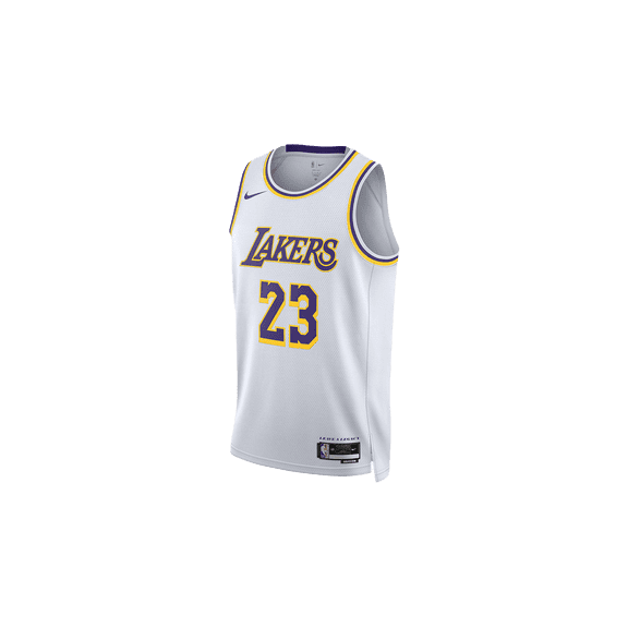 NIKE MENS NBA SWINGMAN JERSEY LAKERS ASSOCIATION LEBRON JAMES "White" DN2081 103 DN2081 103 from Stadium Goods