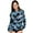 MIDNITE HIBISCS, variant on INGEAR Long Sleeve Loose Rash Guard With Hood Sun Shirt Women Beach Coverup UV Sun Protection Shirt Quick Dry Hoodie