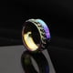 thumbnail image 1 of Nuevo anillo de pareja giratorio de acero inoxidable genial, cadena giratoria de alta calidad, anillos giratorios para mujer, hombre, joyería Punk, regalo de fiesta Tan Jianjun unisex, 1 of 2