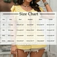 thumbnail image 3 of Ruffle Sleeveless Tops for Women Summer Plus Size Solid Color Bow Knot Tie Front Shirts Fashion Casual Blouses (XL, Yellow), 3 of 5