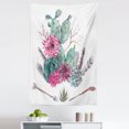 thumbnail image 1 of Cactus Tapestry, Exotic Natural Vintage Style Watercolor Bouquet Bohemian Arizona Vegetation, Fabric Wall Hanging Decor for Bedroom Living Room Dorm, 5 Sizes, Green Pink Brown, by Ambesonne, 1 of 1