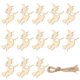 thumbnail image 2 of Halloween Party Hanging Ornament Wooden Witch Slices for DIY 40Pcs, 2 of 5