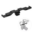 thumbnail image 4 of Cold Metal Cold Shoe Mount Bracket with 3 Cold Shoe Mounting for Installing Microphone LED Video Light for Vlog Live Streaming Video Recording, 4 of 7