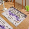 thumbnail image 4 of Lavender Placemats Set of 4, Christian Religious Place Mats Country Farmhouse Table Mats for Kitchen Dining Table Kitchen Decor Linen 12x18 Inch, 4 of 6