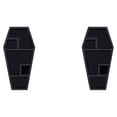 thumbnail image 4 of Shengyu Black Gothic Style Coffin Storage Rack - Gift For Halloween Enthusiasts Long Term And Durability 2Set, 4 of 6