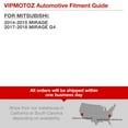thumbnail image 5 of VIPMOTOZ Chrome Housing OE-Style Front Fog Light Driving Lamp Assembly For 2014-2015 Mitsubishi Mirage, Driver & Passenger Side, 5 of 5