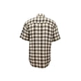 thumbnail image 3 of Camisa George Para Hombre Cuadros Grandes Manga Corta Talla EG Beige con Negro, 3 of 3