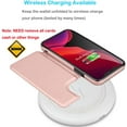 thumbnail image 5 of Tekcoo Wallet Case with Card Holder for iPhone 11 12 13 Pro Max, Wallet Premium PU Leather Kickstand Card Slots,Double Magnetic Clasp and Durable Shockproof Cover -Rose Gold, 5 of 7
