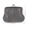thumbnail image 2 of FESTFENDS Vintage Clutch Grey Alloy 1Pack Coin Storage for Daily Use, 2 of 8