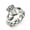 Steel color, variant on Fashion Titanium Steel Crown heart ring 6-13 Ring Finger Rings Jewellery-golden-12