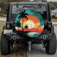 thumbnail image 2 of Lotusprinthandmade Beach Retro Summer Spare Tire Cover Without Backup Camera Hole, Beach Tire Cover, 2 of 8