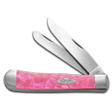 Case XX Knives Pink Salmon Corelon Trapper Stainless Pocket Knife CA6073 PS