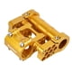 thumbnail image 3 of Elevador anillar de bicicleta ajustable, vástago doble, conversión de extensión de 25,4mm, ligero para BMX , bicicleta ontaña, pieza de Oro DYNWAVEMX Elevador de potencia de bicicleta plegable, 3 of 6