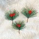 thumbnail image 4 of ¡Ofertas navideñas! Adornos navideños Bixock. Agujas navideñas con frutos rojos. Accesorios de decoración navideña de simulación individual., 4 of 5