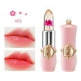 3 Pcs/Set Flower Jelly Lipstick Set Temperature Change Moisturizer Long